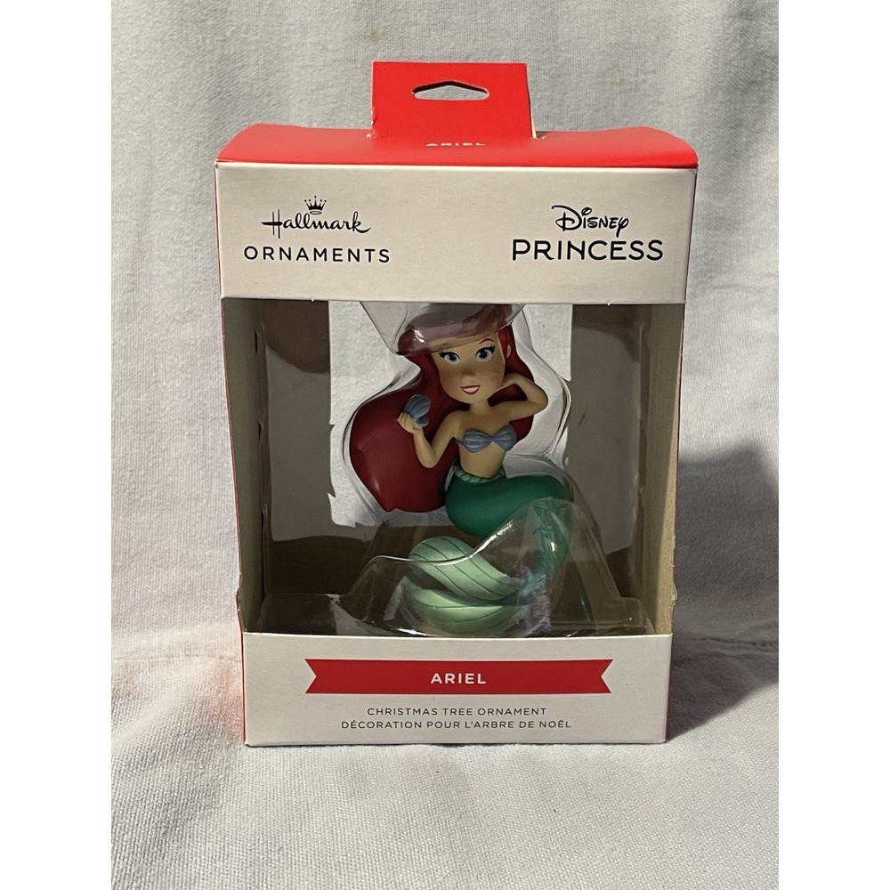 NEW Hallmark Boxed Christmas‎ Resin Ornament - Disney - Little Mermaid - Ariel